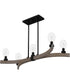 Ojai 5-light Island Light Matte Black
