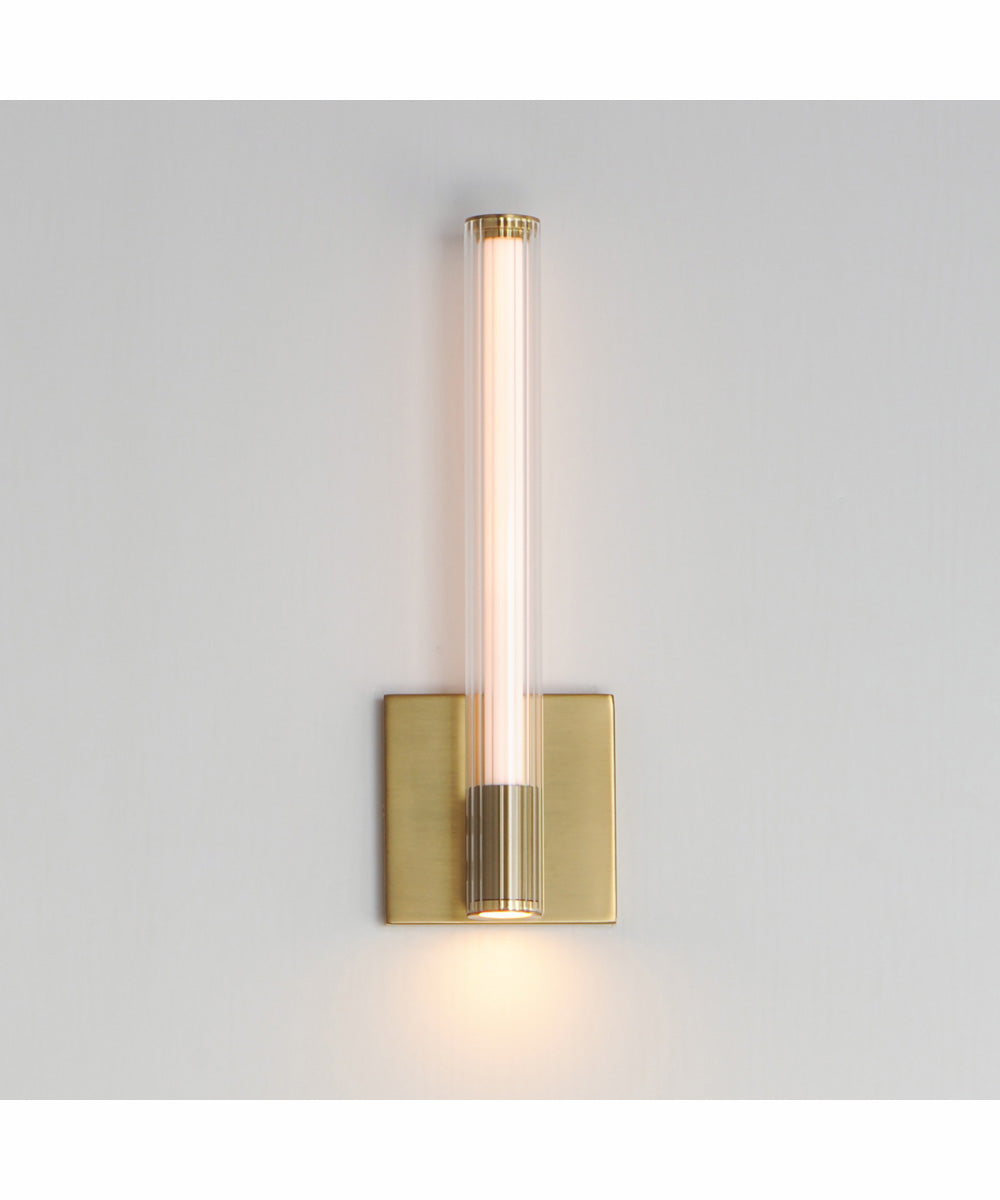 Cortex 14 inch LED Sconce Natural Aged Brass