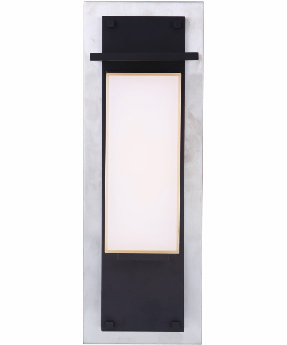 Heights 1-Light Outdoor Wall Lantern Stainless Steel / Midnight