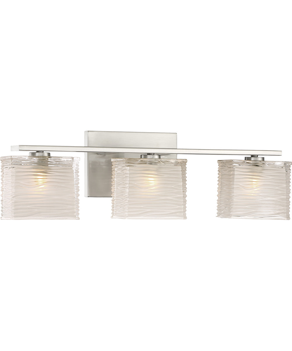 Westcap Large 3-light Bath Light Brushed Nickel