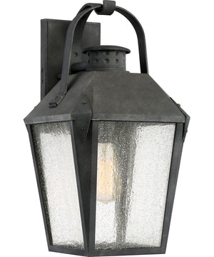 Carriage Large 1-light Outdoor Wall Light Mottled Black