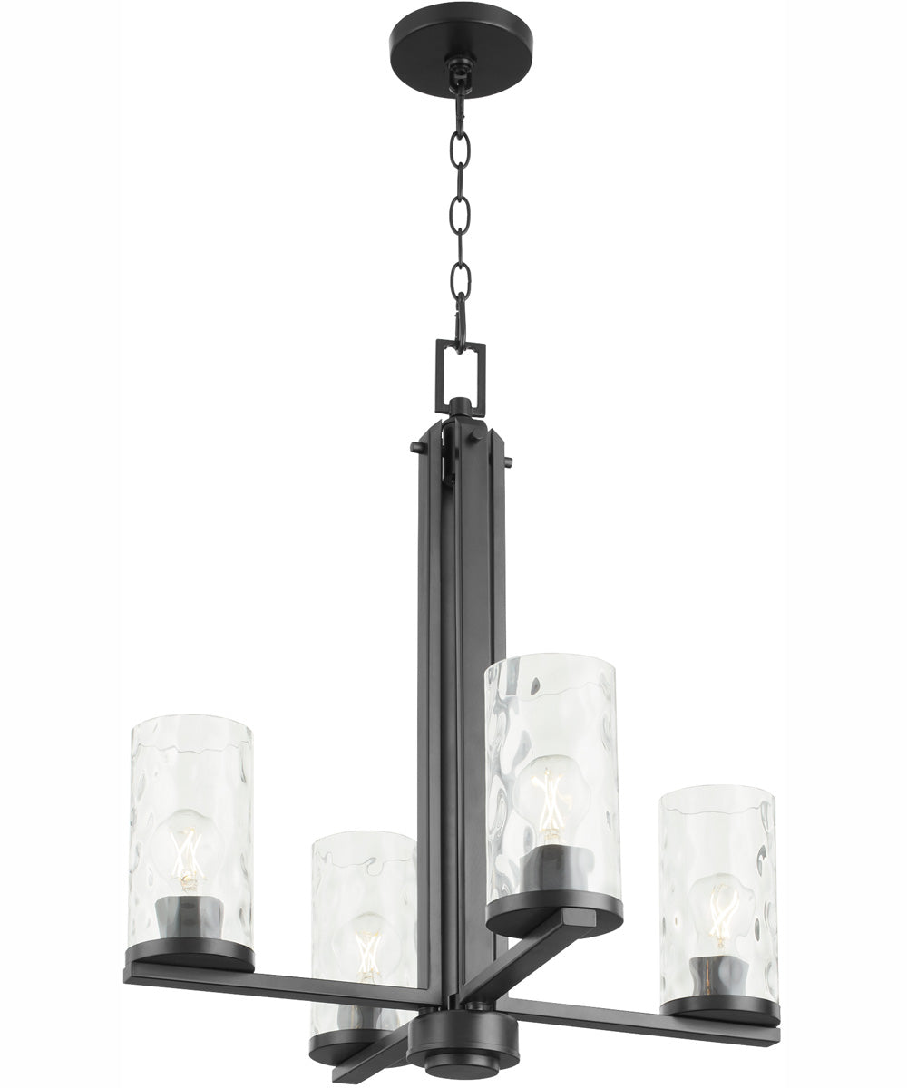 Steinway 4-light Chandelier Matte Black