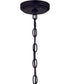 Glenda 3-Light Chandelier Flat Black