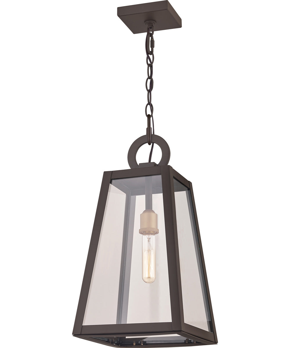 Poplar Point Small 1-light Mini Pendant Coastal Armour Aluminum Old Bronze