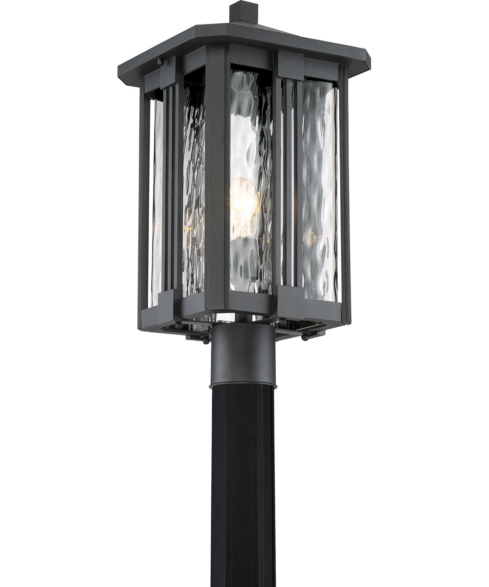 Everglade Large 1-light Outdoor Post Light Earth Black