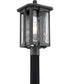 Everglade Large 1-light Outdoor Post Light Earth Black