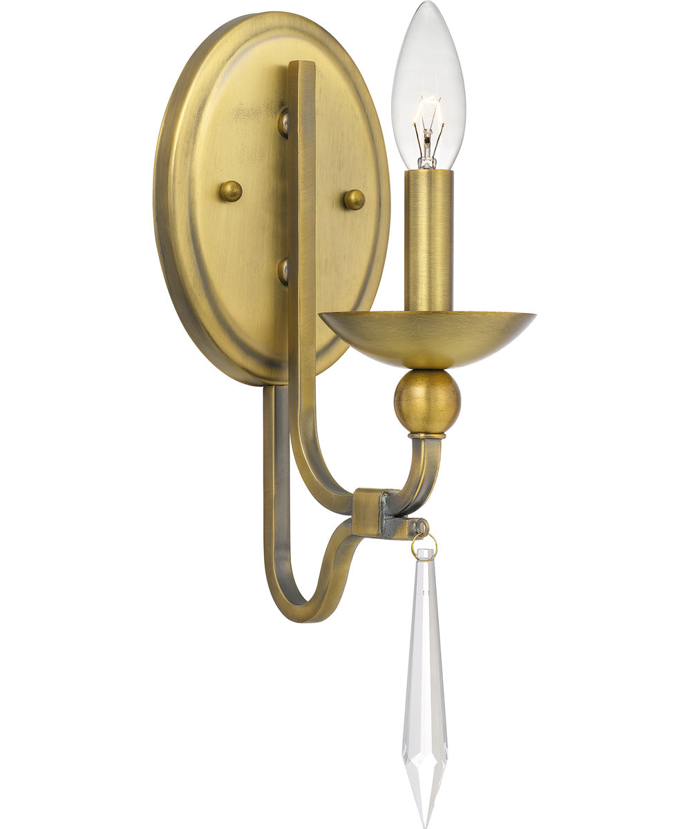 Joules Small 1-light Wall Sconce Aged Brass