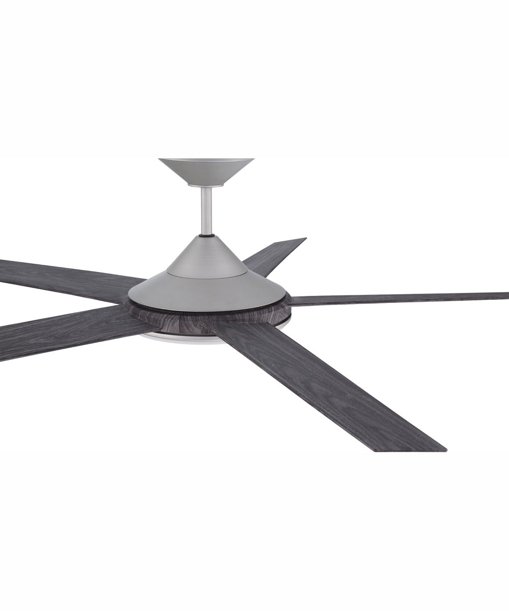 60" Delaney 1-Light Indoor/Outdoor Ceiling Fan Painted Nickel