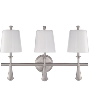 Palmer 3-Light Vanity Brushed Polished Nickel