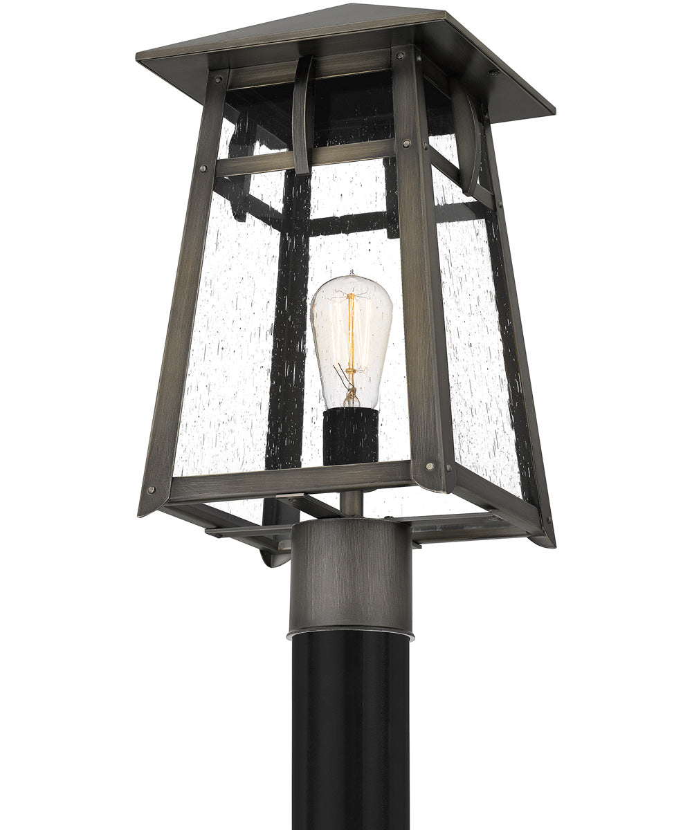 Merle Large 1-light Outdoor Post Light  Coastal Armour Aluminum Burnished Bronze