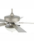 52" Outdoor Pro Plus 211 White 2-Light Indoor/Outdoor Ceiling Fan Painted Nickel
