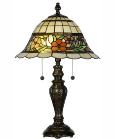 Seville Floral Tiffany Table Lamp
