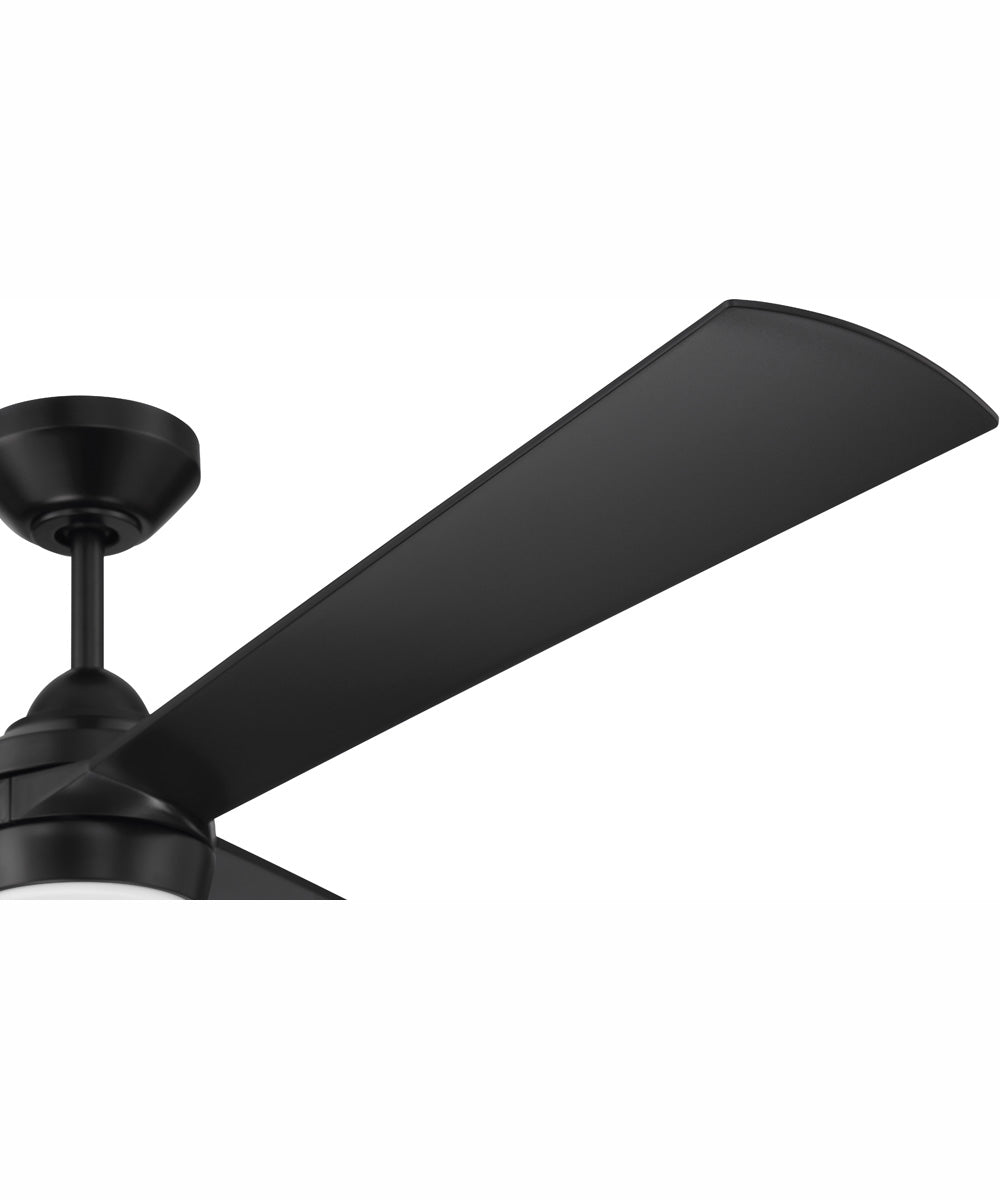 60" Sterling 1-Light Indoor/Outdoor Ceiling Fan Flat Black