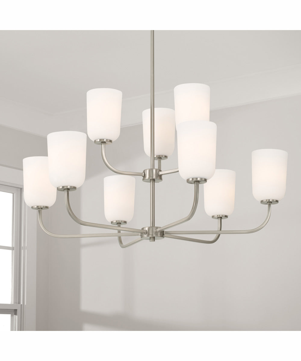 Lawson 9-Light Chandelier Brushed Nickel