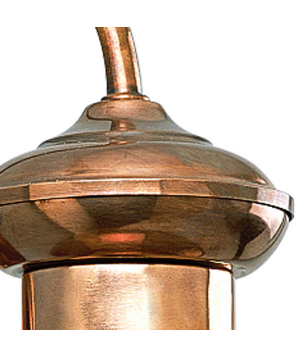 Brookside 1-Light Small Wall Lantern Copper