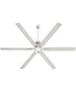 80" Zeus Patio Ceiling Fan Satin Nickel