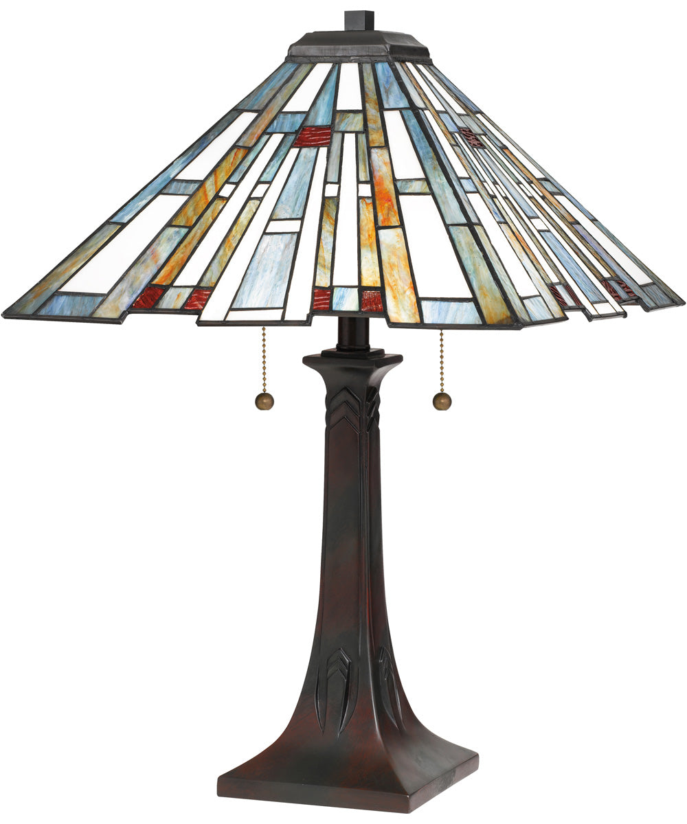 Maybeck Small 2-light Table Lamp Valiant Bronze