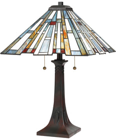 Maybeck Small 2-light Table Lamp Valiant Bronze
