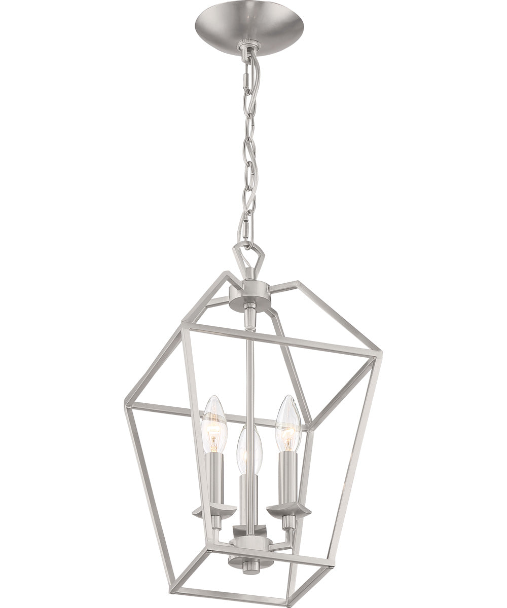 Aviary 3-light Pendant Brushed Nickel