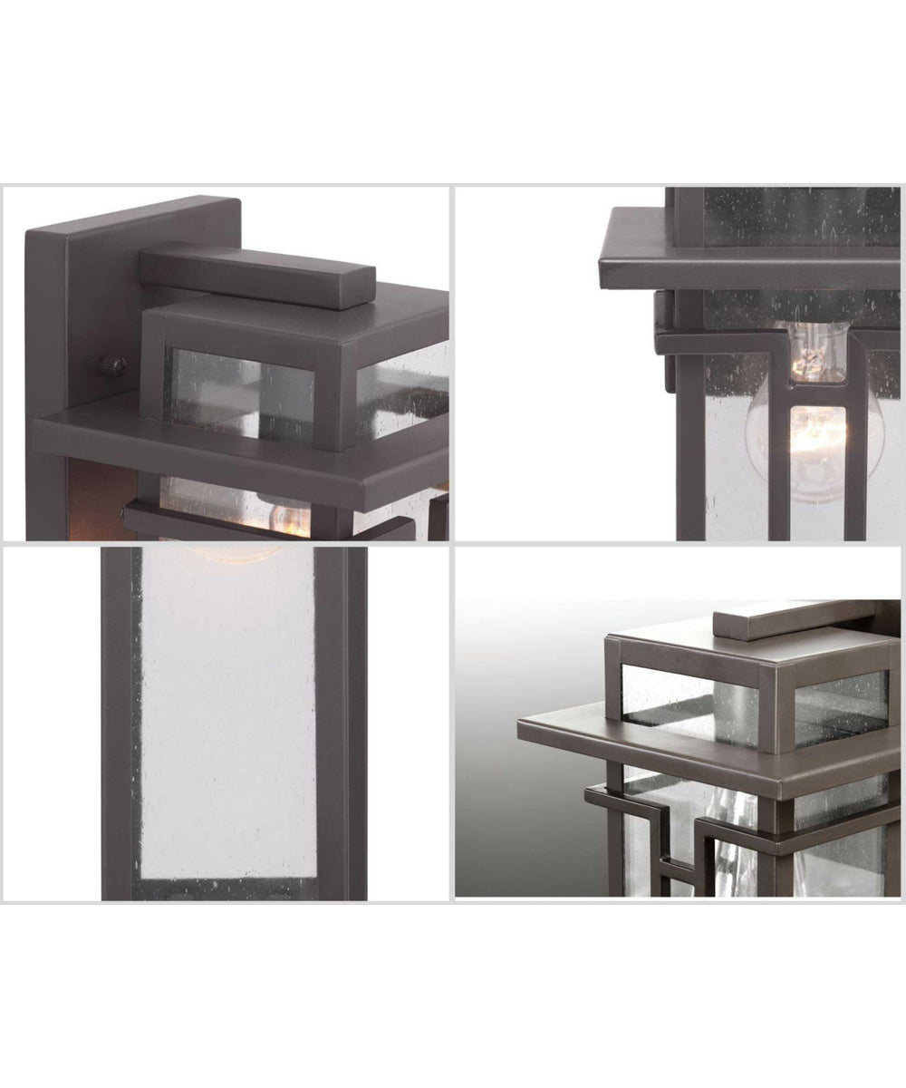 Boxwood 1-Light Small Wall Lantern Antique Bronze