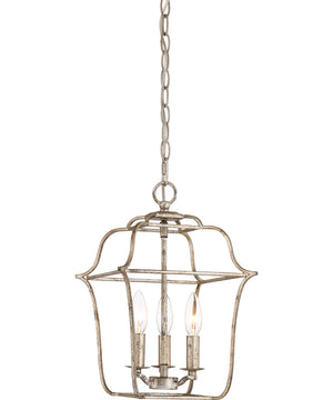 Gallery 3-light Pendant Century Silver Leaf