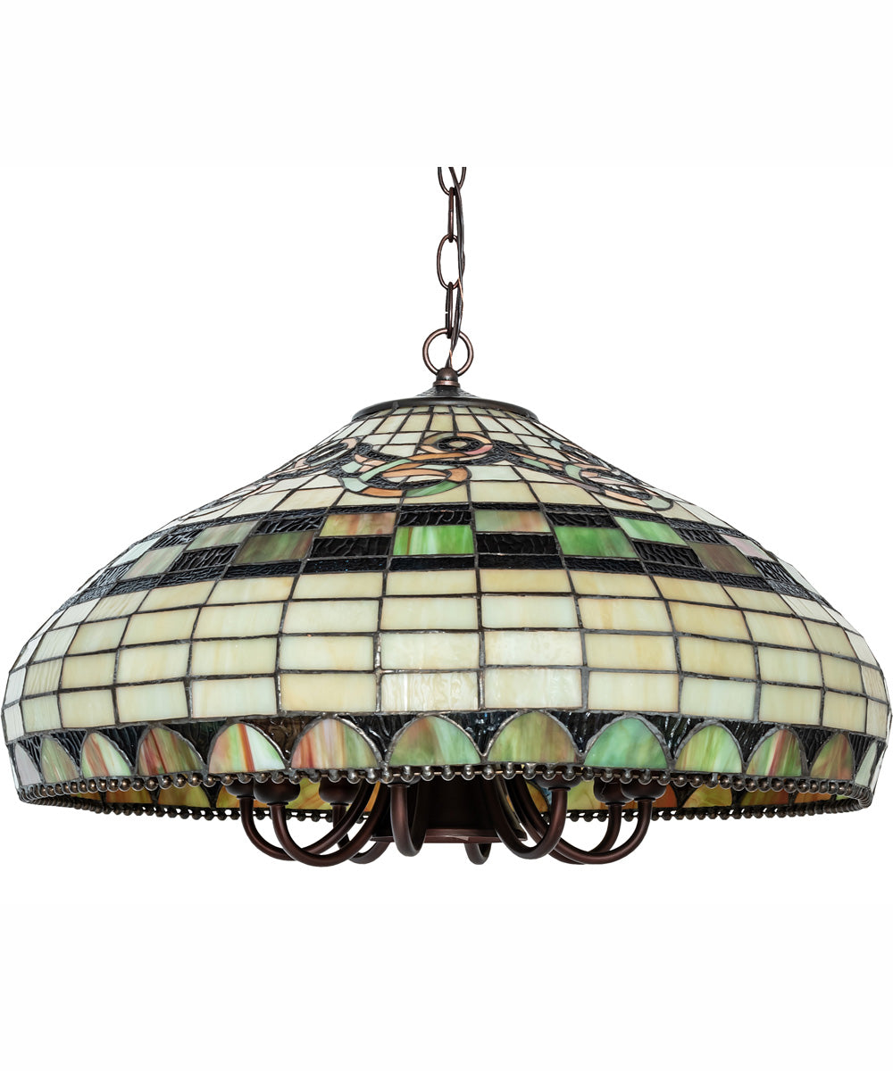 23" Wide Tiffany Edwardian Pendant