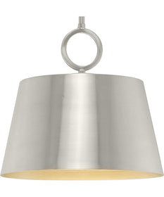 Parkhurst 1-Light New Traditional Metal Pendant Light Brushed Nickel
