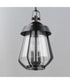 Mariner Large 2-Light Outdoor Pendant Black / Antique Brass