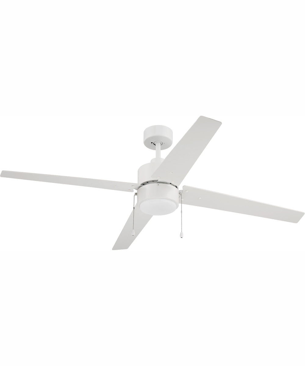 52" Terie 1-Light Ceiling Fan White
