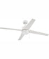 52" Terie 1-Light Ceiling Fan White