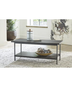 Jandoree Rectangular Cocktail Table Grayish Brown