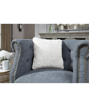 18"W Laranae Pillow Set of 4 Cream