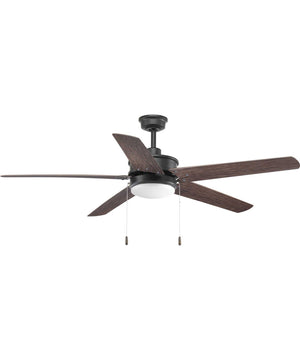 Whirl 60" Indoor/Outdoor 5-Blade Ceiling Fan Forged Black