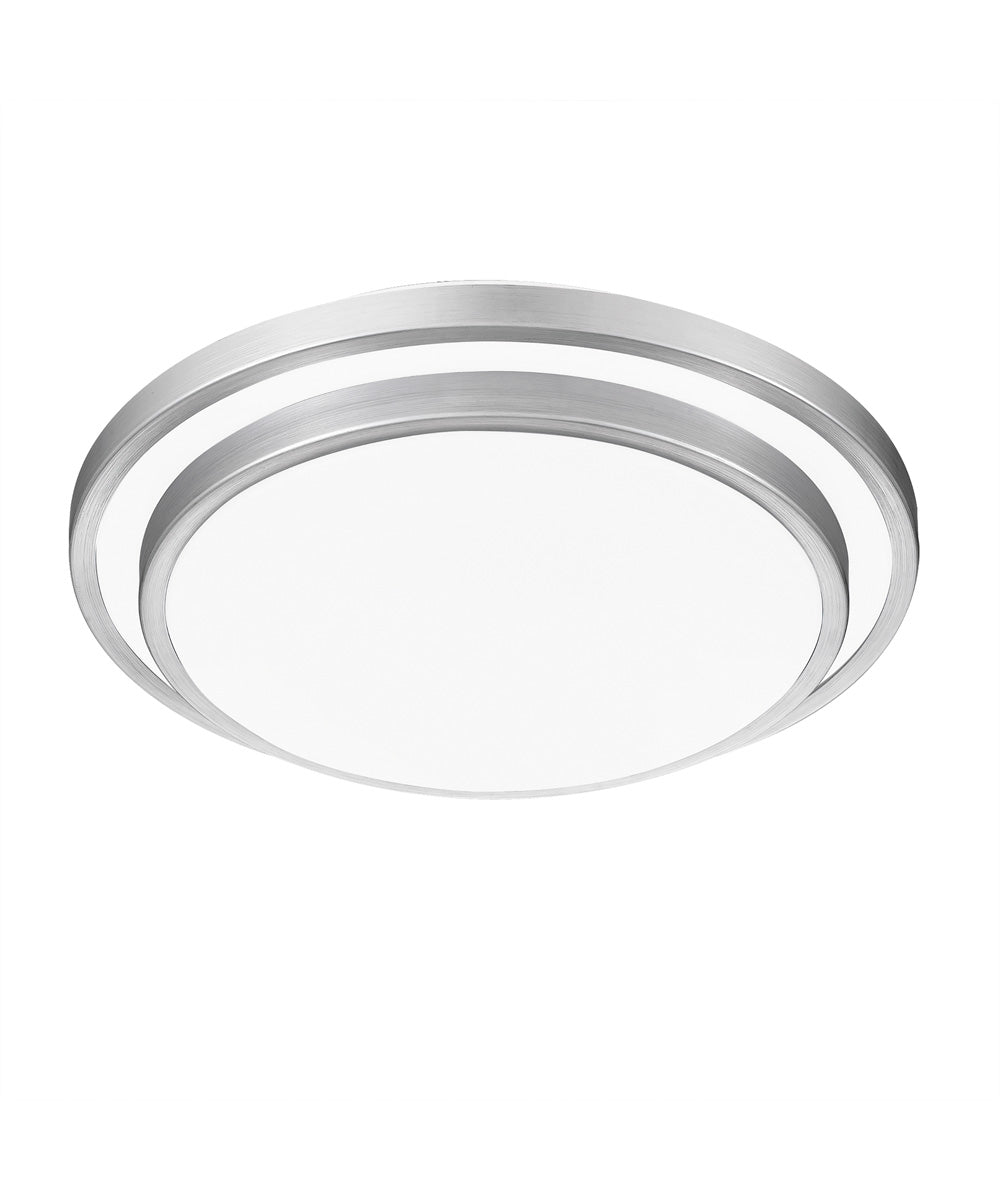 Irving  Semi Flush Mount Brushed Aluminum