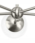 Atwell 5-Light Mid-Century Modern Chandelier Brushed Nickel
