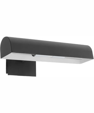2-light Wall Mount Light Fixture Matte Black