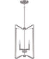Shayna 4-Light Foyer Brushed Polished Nickel