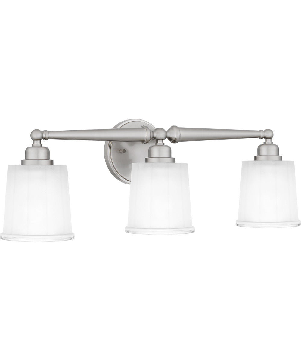 Cecilia Large 3-light Bath Light Brushed Nickel