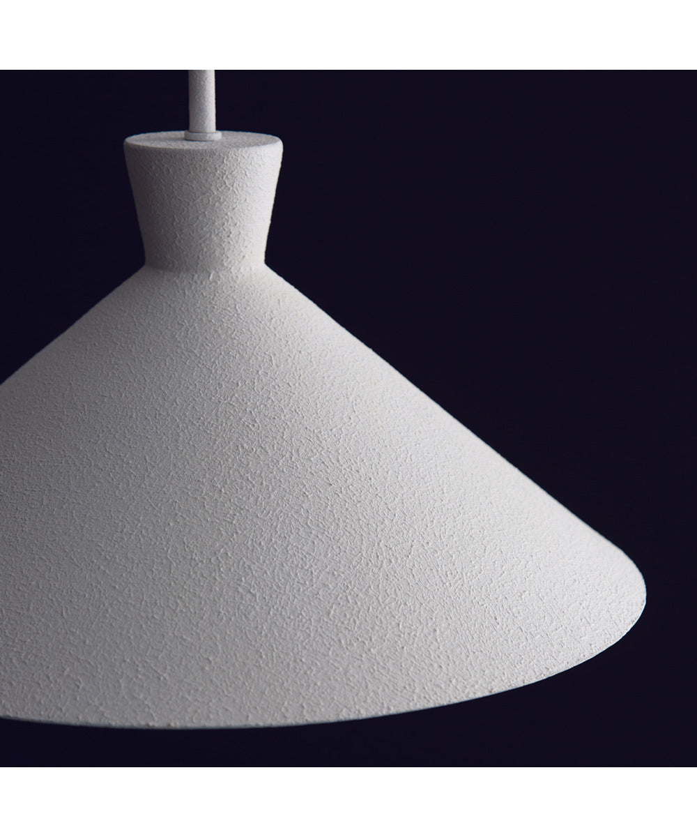 Paloma 1-Light Pendant Textured White