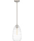 Quoizel Piccolo Pendant Small 1-light Mini Pendant Brushed Nickel