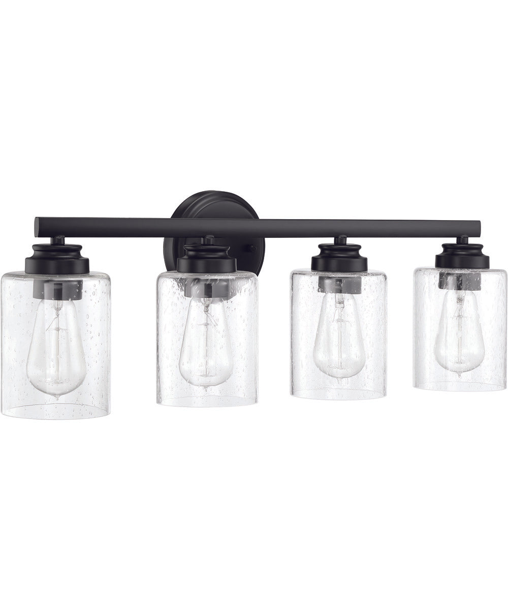 Bolden 4-Light Bath Vanity Light Flat Black