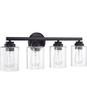 Bolden 4-Light Bath Vanity Light Flat Black