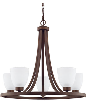 Jameson 5-Light Chandelier In Bronze