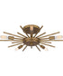 Quoizel Semi-Flush Mount Extra Large 5-light Semi Flush Mount Weathered Brass