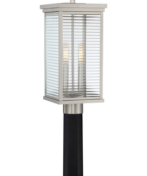 Gardner Large 2-light Outdoor Post Light Stainless Steel