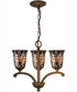 Amber Shell Mosaic Hanging Fixture