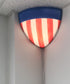16"W Beacon Triangle Corner Light Plug-In Cord USA Design by Home Concept