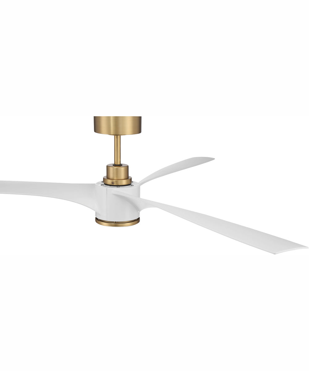 60" Phoebe 1-Light Indoor/Outdoor Ceiling Fan Satin Brass