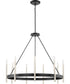Anthem 9-light Chandelier Mystic Black