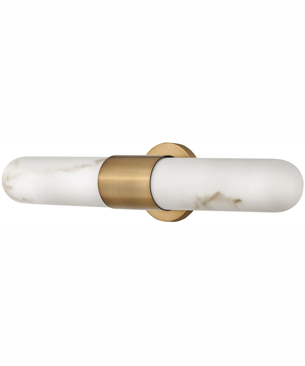 Ibiza LED-Light Medium LED Vanity in Heritage Brass